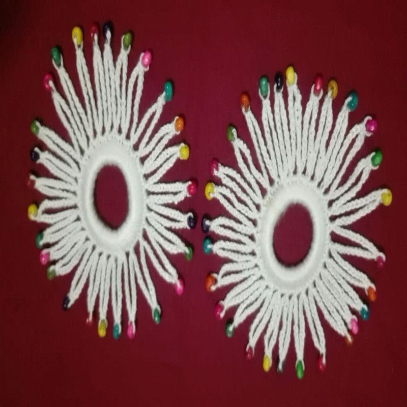 کش مو دخترانه مدل خورشید مجموعه دو عددی