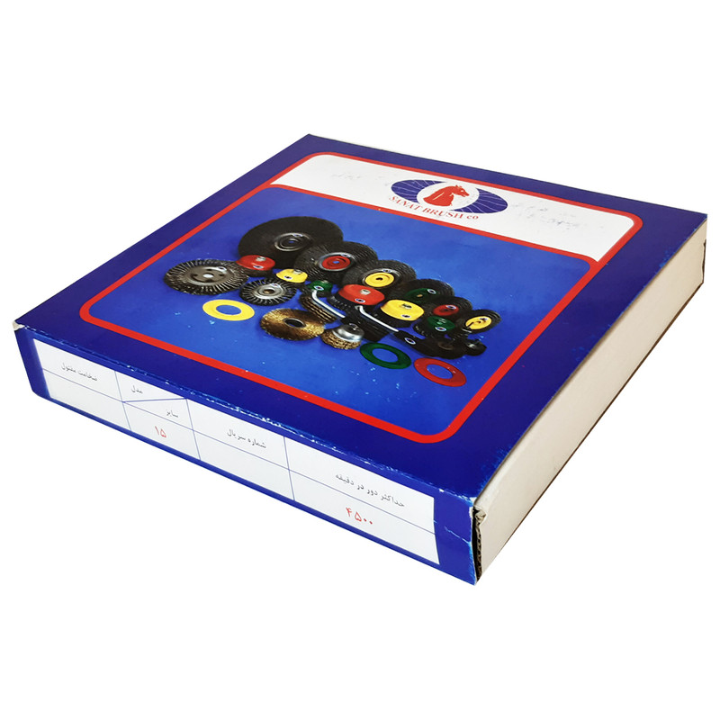 فرچه سیمی تخت صنعت براش مدل HT -00150 سایز 150 میلی متر