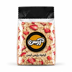 گرانولا توت فرنگی شکلاتی رژیمی آرسن - 200 گرم