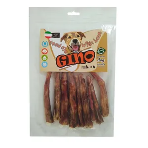 غذای تشویقی سگ جینو مدل ox tail کد 102 وزن 100 گرم