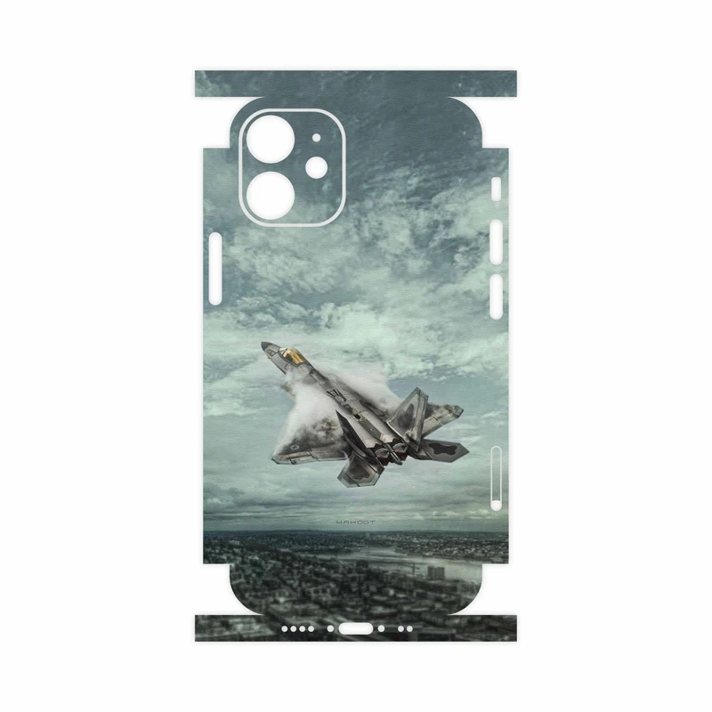 برچسب پوششی ماهوت مدل F-22 Raptor-FullSkin مناسب برای گوشی موبایل اپل iPhone 12 mini