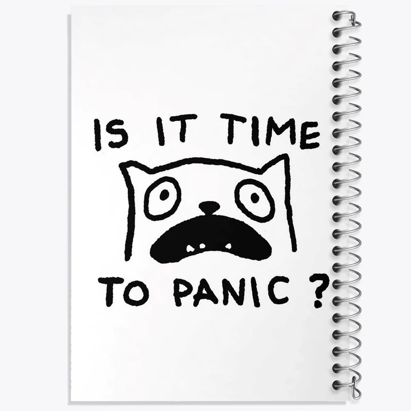 دفتر نت موسیقی 50 برگ خندالو مدل گربه ترسو کد 29292