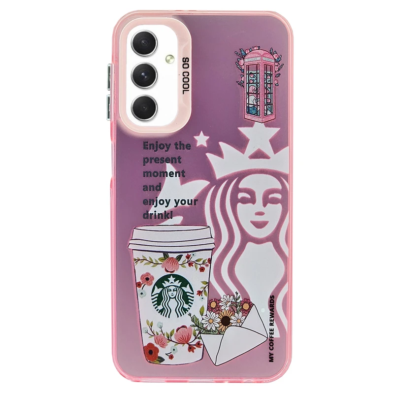 کاور طرح کافی کد 3 مناسب برای گوشی موبایل سامسونگ Galaxy A24