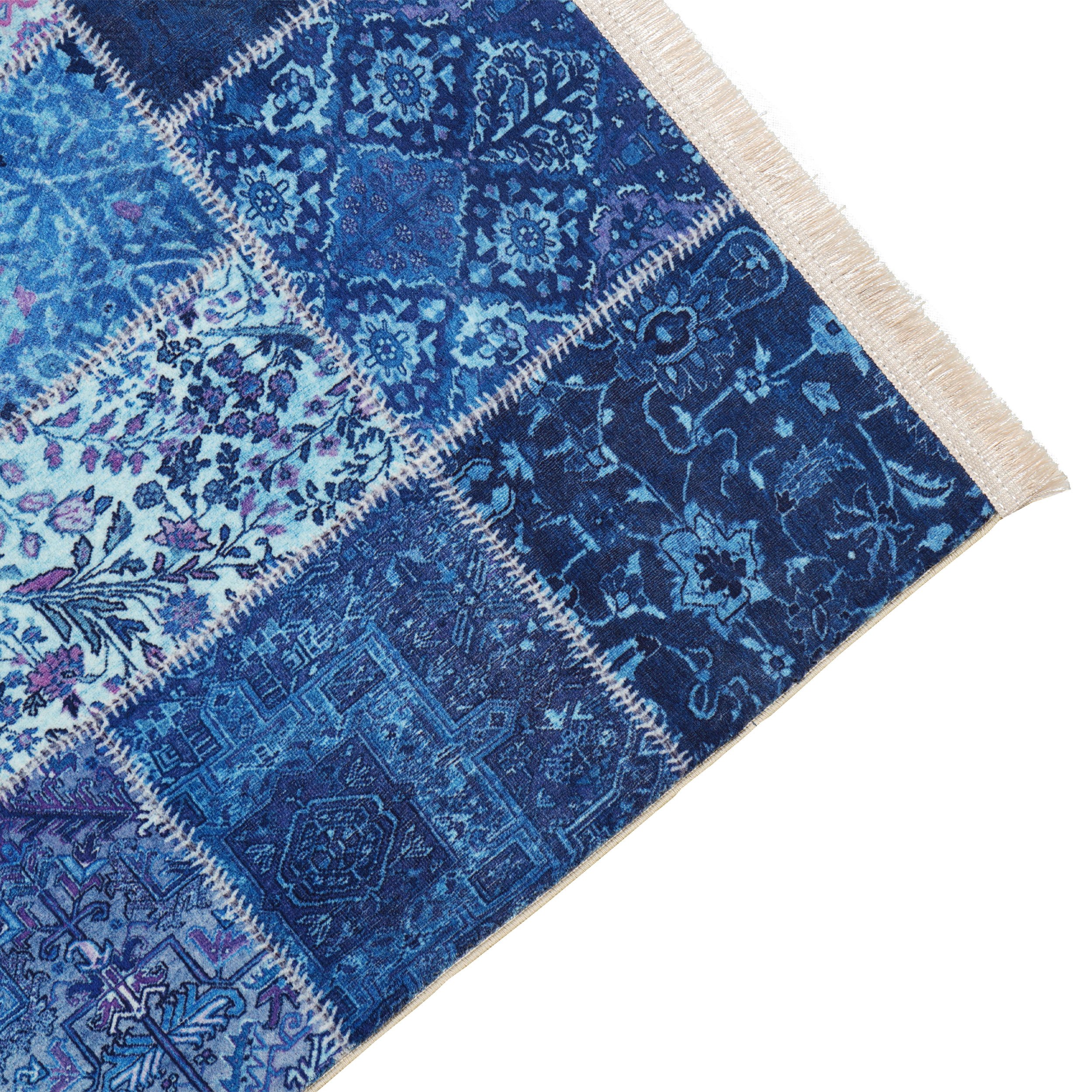 فرش ماشینی محتشم مدل چهل تکه کد 100511