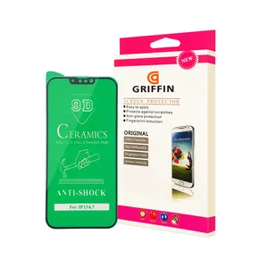 محافظ صفحه نمایش سرامیکی گریفین مدل FLCRG GN pl مناسب برای گوشی موبایل اپل iPhone 13 Pro