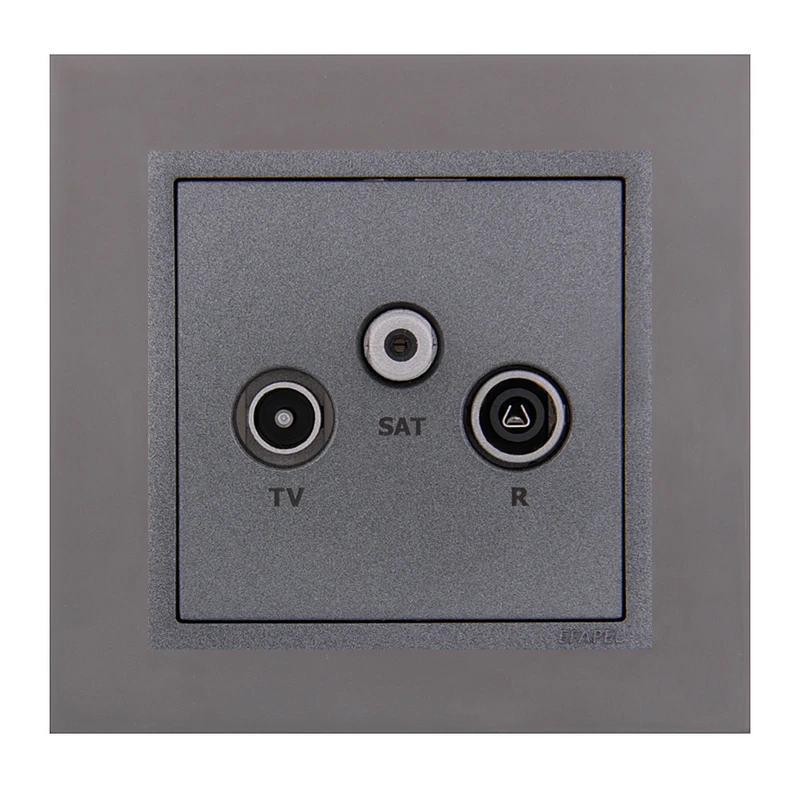 پریز آنتن ایفاپل مدل LOGUS90 METALLO کد 90910TQS/21543/90775