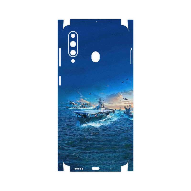 برچسب پوششی ماهوت مدل Warship-FullSkin مناسب برای گوشی موبایل سامسونگ Galaxy A60
