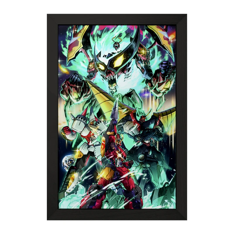 تابلو خندالو مدل انیمه گورن لاگان کد 32272