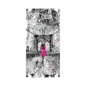 MAHOOT Collage of Catwalk Bridge-FullSkin Cover Sticker for Motorola Moto G54