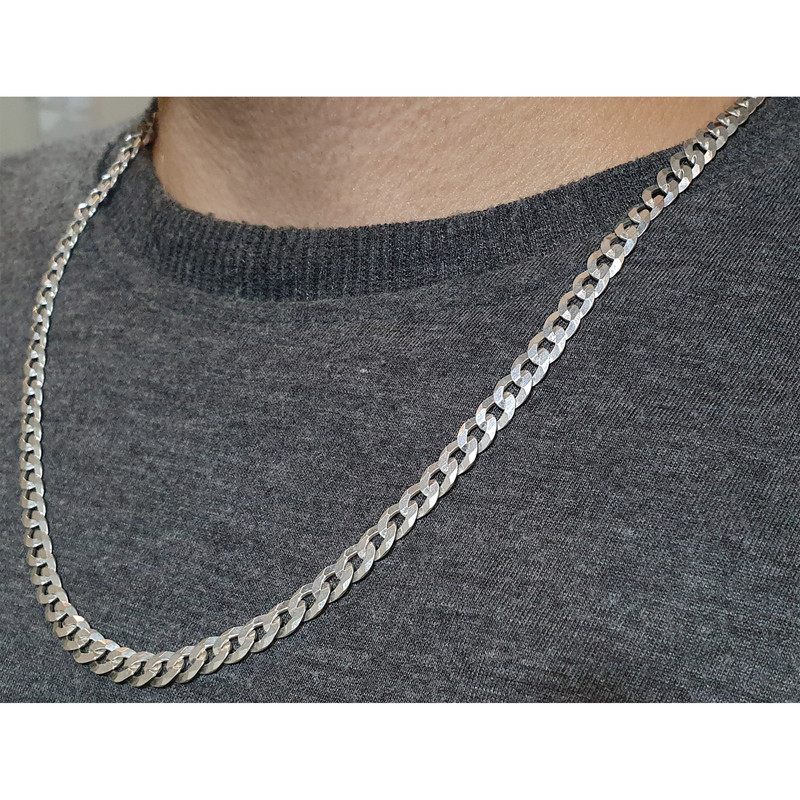 زنجیر نقره مردانه مدل ایتالی21 زنجیر نقره مردانه مدل ایتالی21