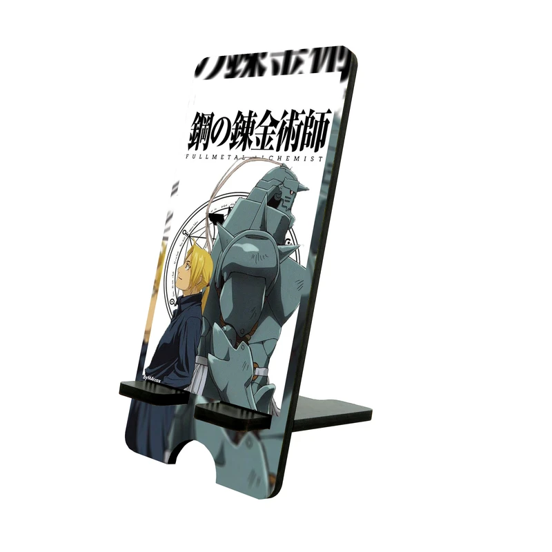 پایه نگهدارنده گوشی موبایل و تبلت طرح  انیمه fullmetal alchemist ادوارد والفونس کد 7461619