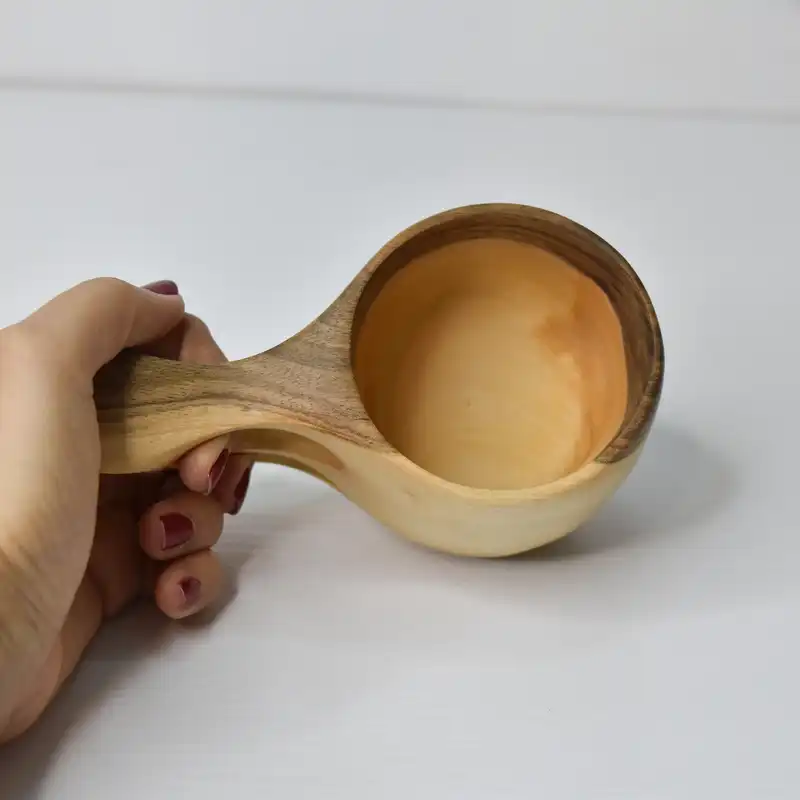 لیوان چوبی مدل کوکسا کد 001