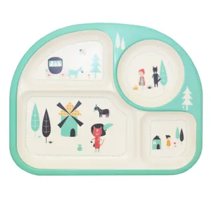 بشقاب کودک مدل Happy Mule