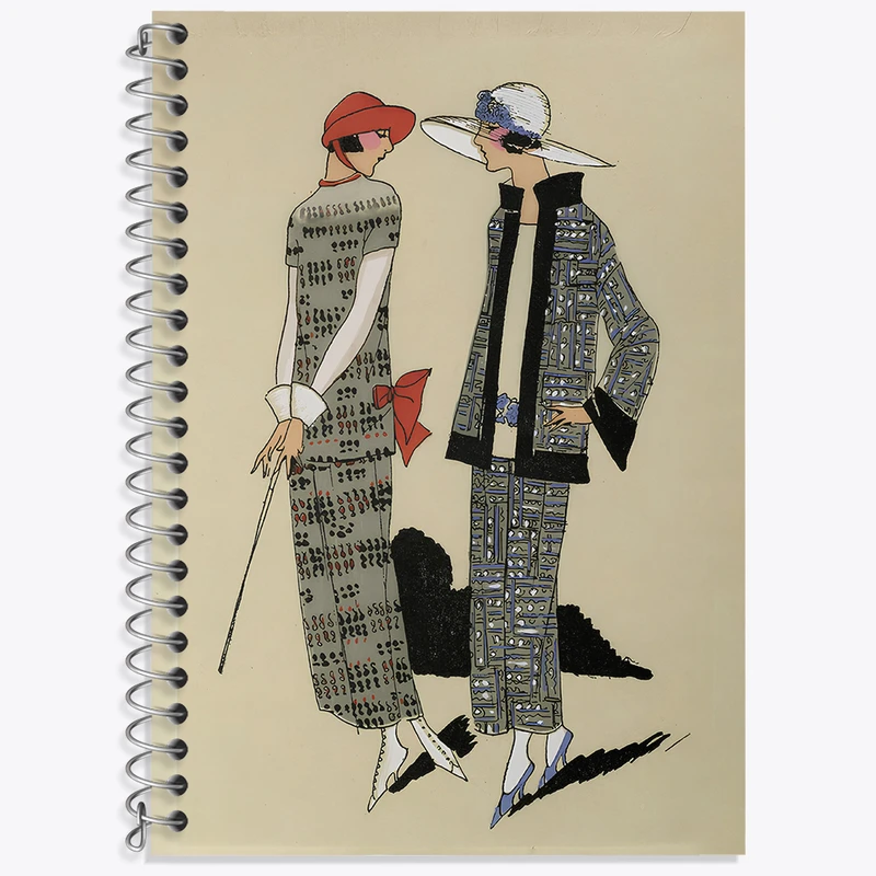 دفتر زبان 50 برگ خندالو مدل سه خط طرح فیگور دخترانه کد N2466