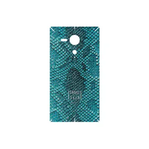 MAHOOT Blue Snake Skin Cover Sticker for Sony Xperia SP