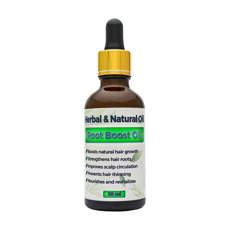 روغن تقویت‌کننده و تحریک ریشه و رشد مو هربال مدل 7 گیاهی حجم 50 میلی لیتر