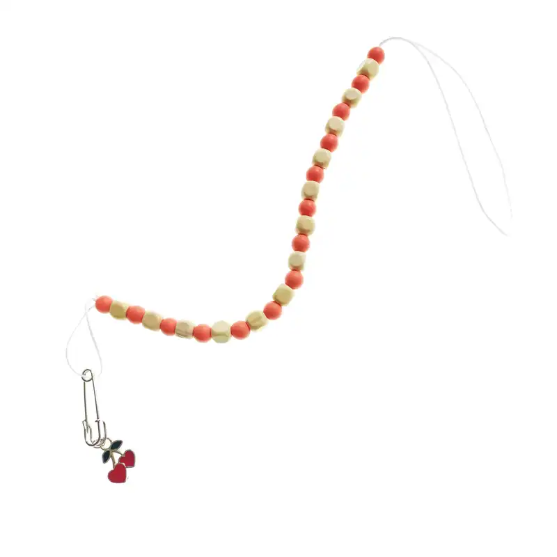 زنجیر پستانک مدل آلبالو قلبی و چشم نظر