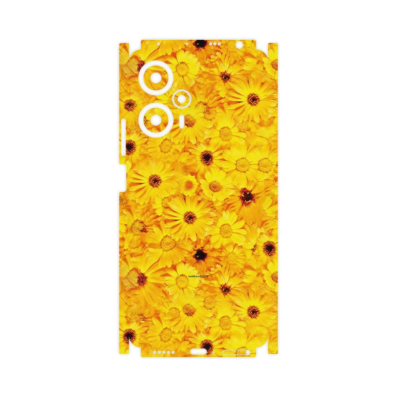 برچسب پوششی ماهوت مدل Yellow_Flower-FullSkin مناسب برای گوشی موبایل شیائومی Poco F5
