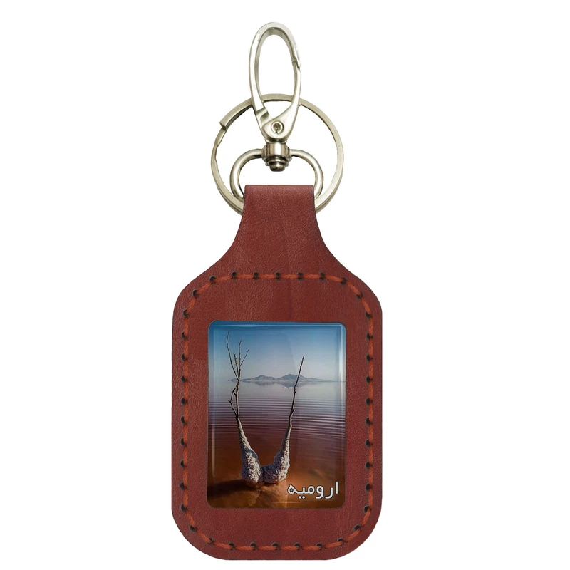 جاکلیدی دستی چرمی مدل srn001 طرح ارومیه کد 3