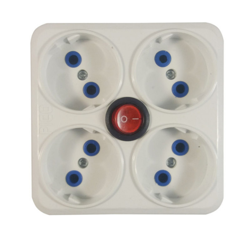 چندراهی برق پیکو مدل دیواری کلیددار