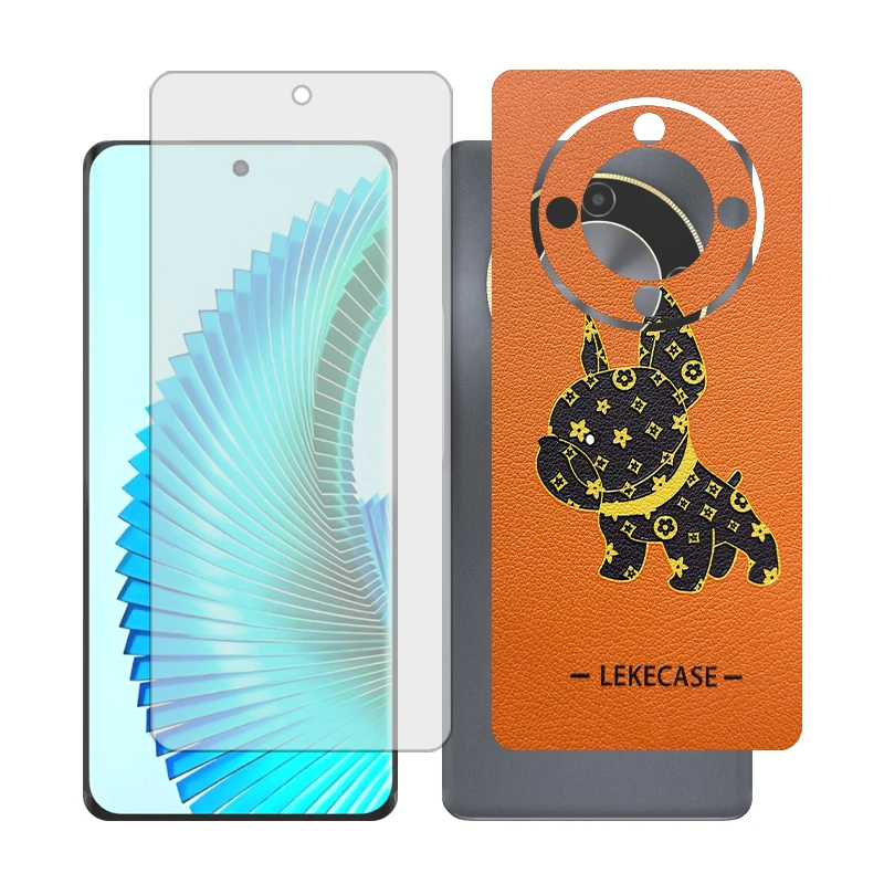 محافظ صفحه نمایش مات گلس مدل Together مناسب برای گوشی موبایل آنر X9b به همراه برچسب پوششی پشت گوشی