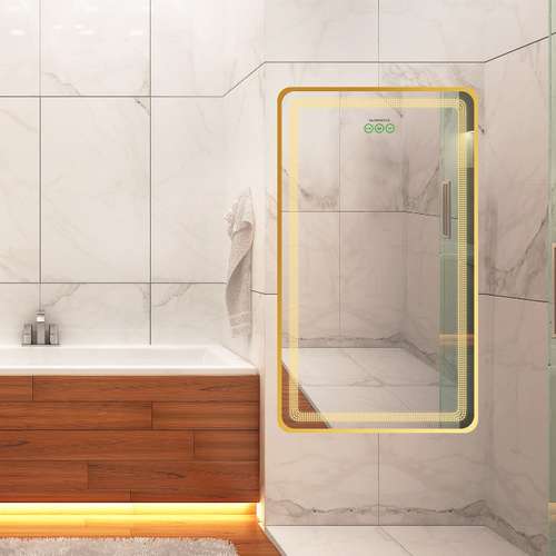 آینه سرویس بهداشتی گلسموند مدل ضدبخار کد VLBW111s