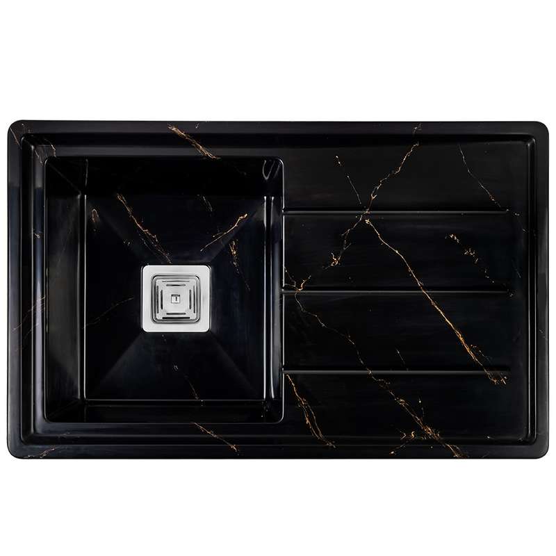 سینک ظرفشویی گرانیت توکار یک لگنه مدل 80-1S-MRT