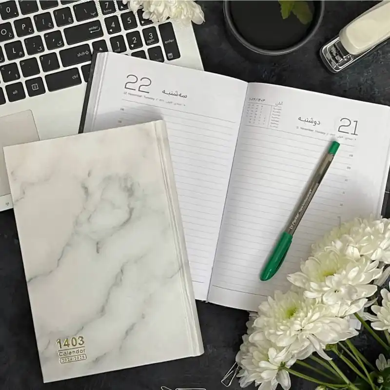 سالنامه سال 1403 طرح ماربل کد 01