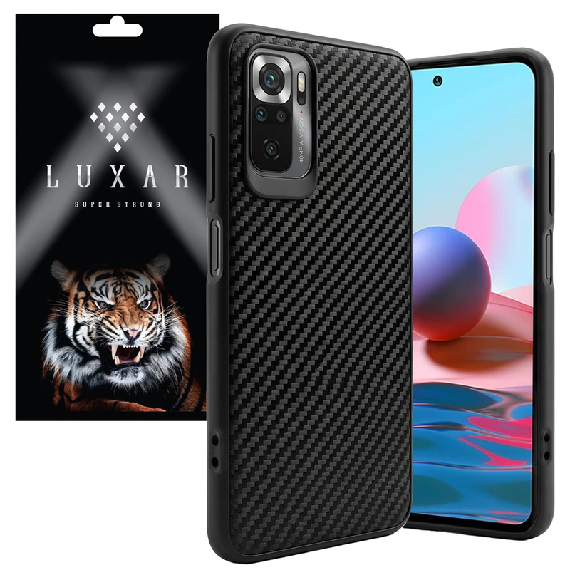 کاور لوکسار مدل note10s _Carbon Line مناسب برای گوشی موبایل شیائومی Poco M5S / Redmi Note 10S / Note 10 4G