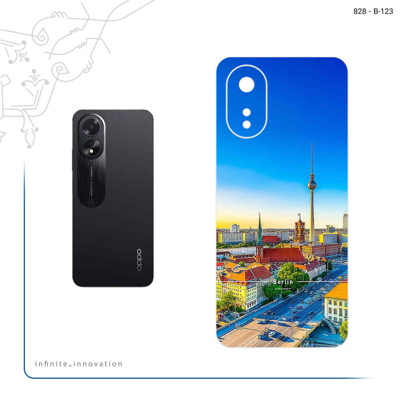 برچسب پوششی ماهوت مدل City of Berlin مناسب برای گوشی موبایل اپو A38