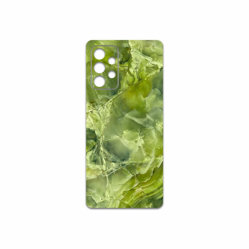 برچسب پوششی ماهوت مدل Green-Crystal-Marble مناسب برای گوشی موبایل سامسونگ Galaxy A52s 5G