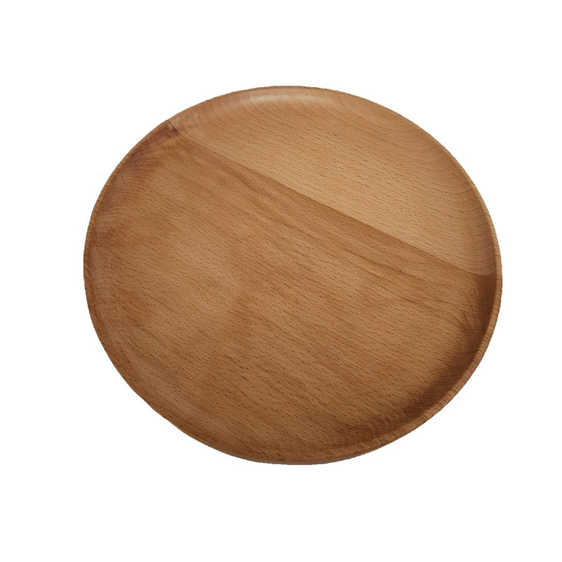 سینی چوبی گردوچ مدل گرد سه پایه کد LT - 1010