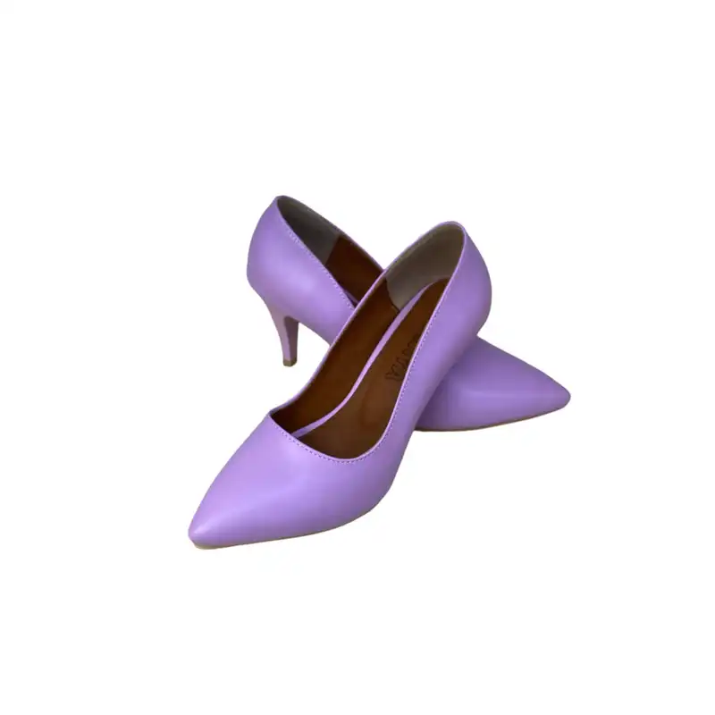 کفش زنانه مدل استلتو فرهاد بیاله رنگ یاسی