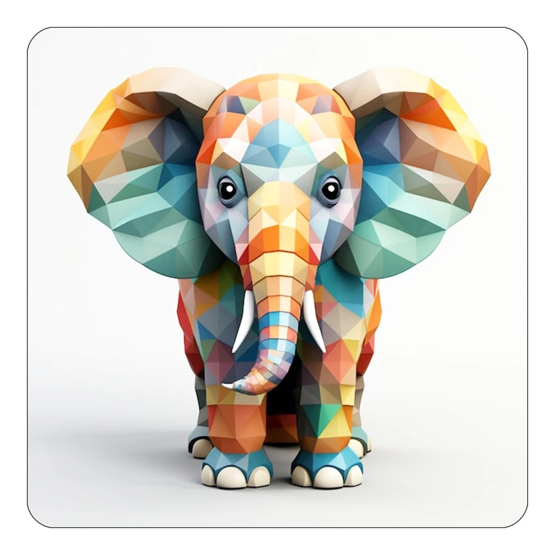 مگنت کاکتی طرح حیوانات کارتونی مدل mp28668