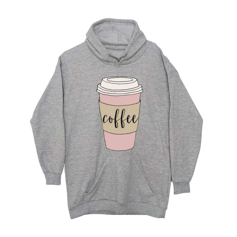 هودی مردانه طرح Coffee کد 234