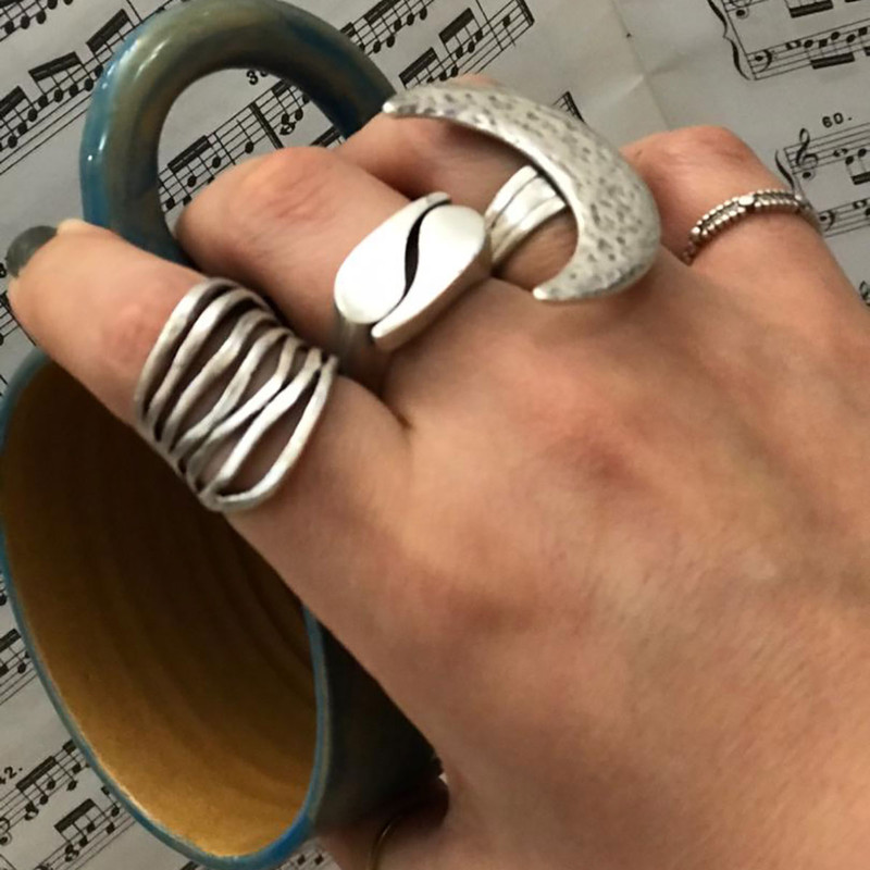 انگشتر زنانه مدل ماه کد MOON-6