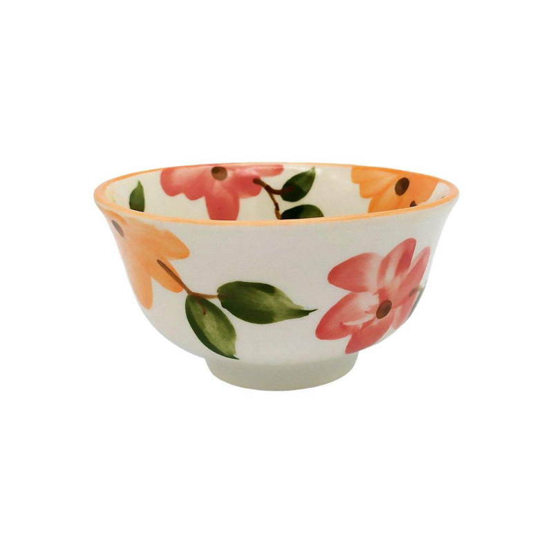کاسه سرامیکی مدل آبگوشت خوری طرح بهار گل ها بسته 6 عددی