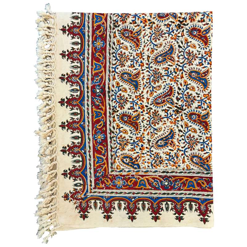 رومیزی قلمکار طرح سلسله ای کد D.150