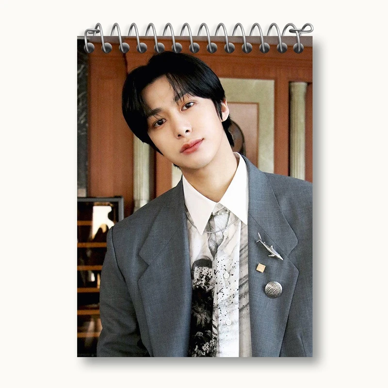 دفتر یادداشت 50 برگ خندالو مدل هیونگ وون گروه مانستا اکس MONSTA X کد 21184