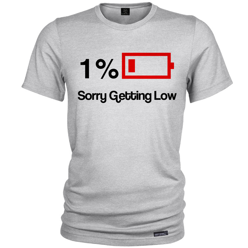 تی شرت آستین کوتاه مردانه 27 مدل Sorry Getting Low کد MH1058