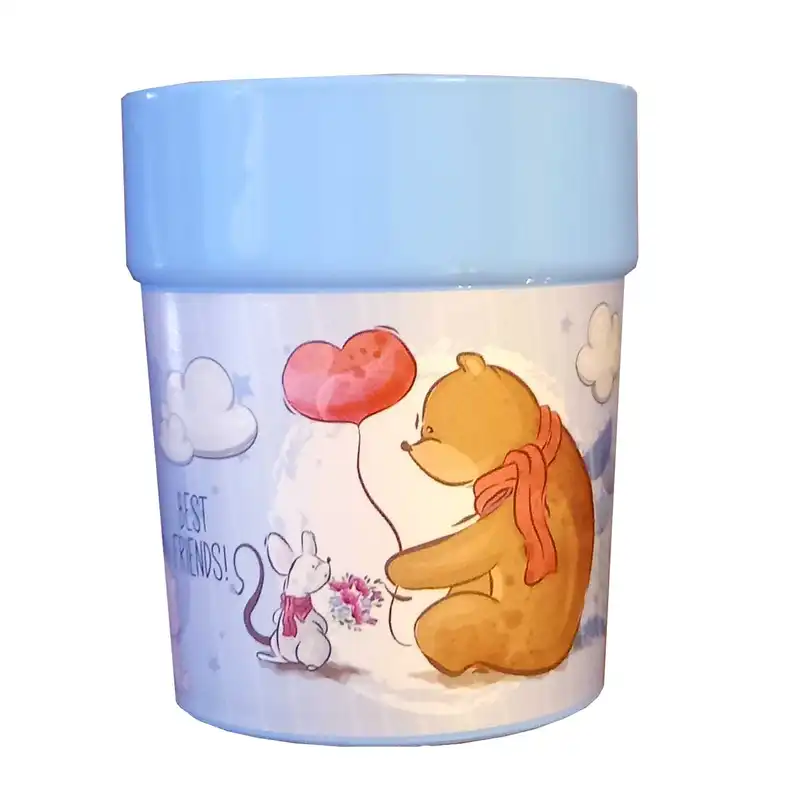 لیوان کودک مدل خرس و پسر کد Best friends-heart-77