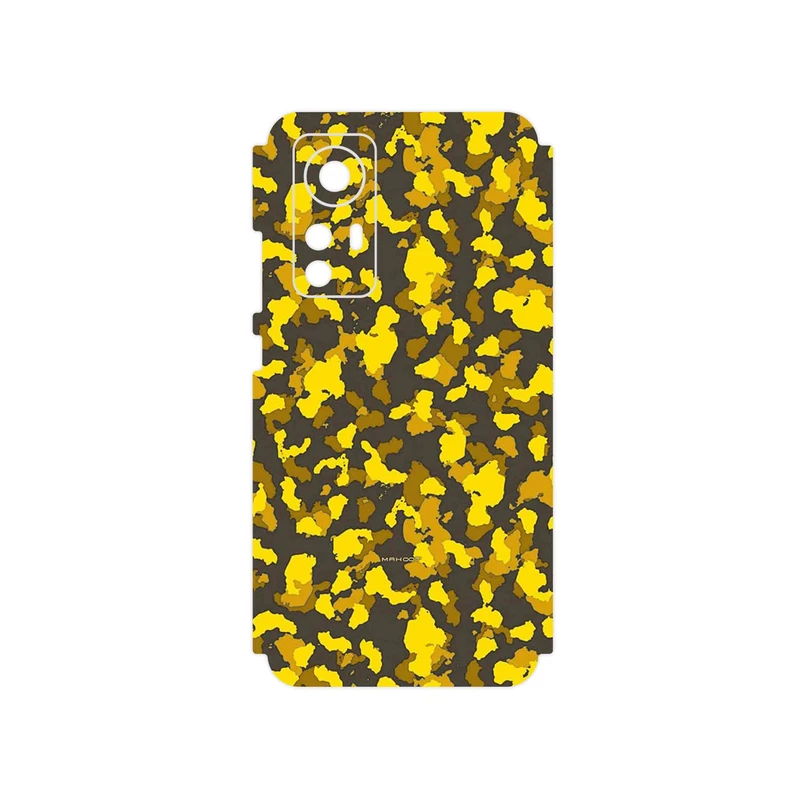 برچسب پوششی ماهوت مدل Yellow Infantry Army مناسب برای گوشی موبایل شیائومی 12X