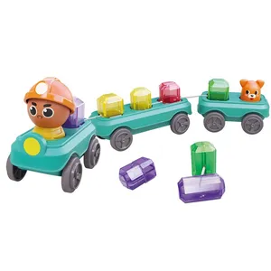 اسباب بازی هولا مدل بازی فکری قطار معدن He795900 