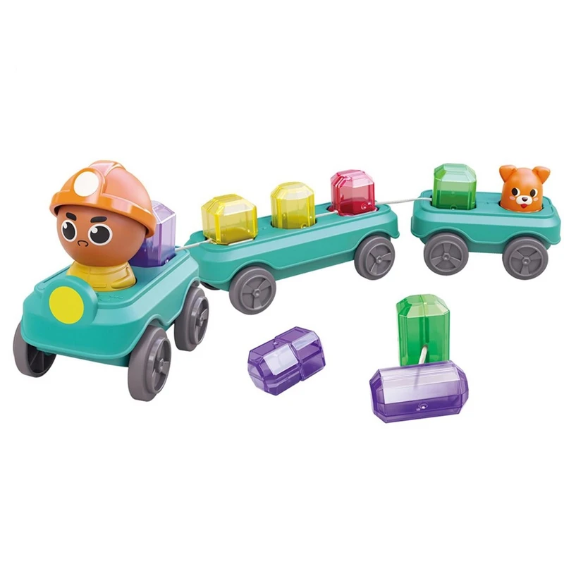 اسباب بازی هولا مدل بازی فکری قطار معدن He795900 