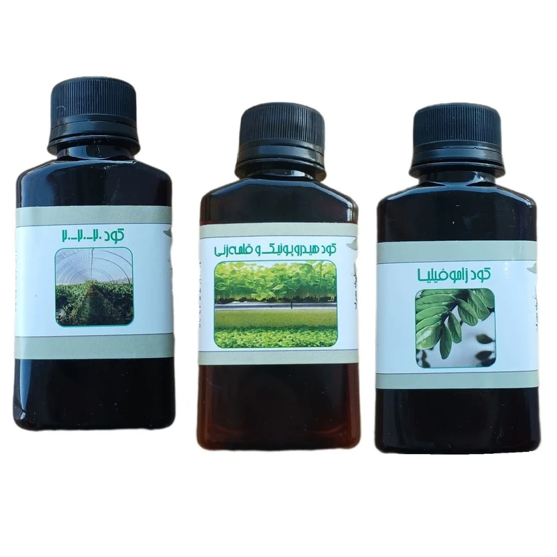 کود مایع کامل سه بیست و کود زاموفیلیا و کود هیدروپونیک و قلمه مدل life drop حجم 110 میلی لیتر