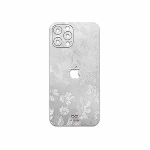 MAHOOT Silver-Wildflower Cover Sticker for Apple iPhone 12 Pro Max