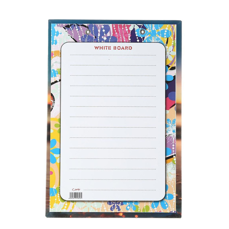 تخته شاسی بنیامین مدل وایت برد دار طرح ساحل سایز A4