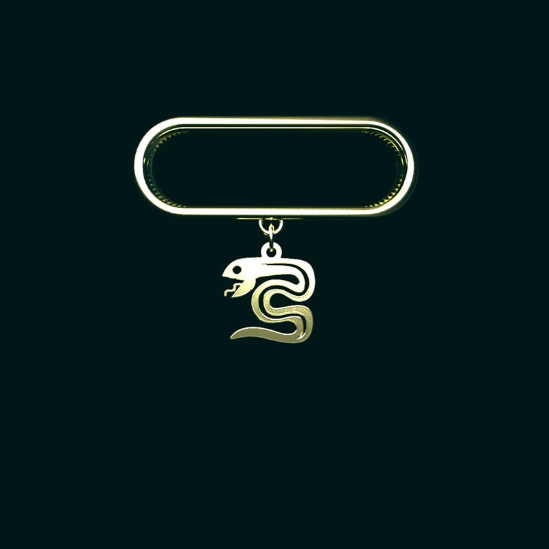 آویز ساعت طلا 18 عیار زنانه مدوپد مدل مار کد SK1-1840