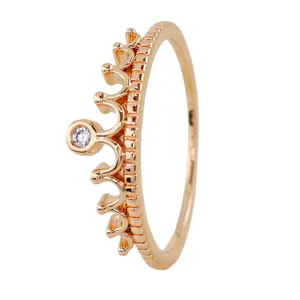 انگشتر زنانه ژوپینگ مدل تاج کد AAE712