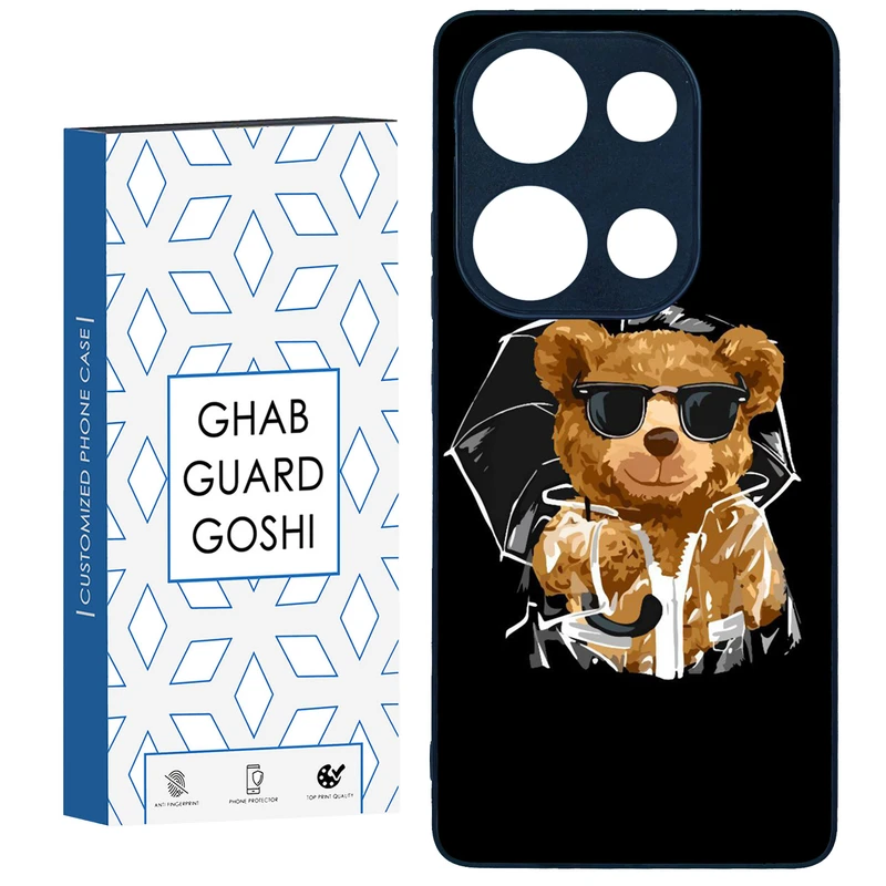 کاور قاب گارد گوشی طرح تدی کد TPU-054 مناسب برای گوشی موبایل شیائومی Redmi Note 13 Pro 4G / Poco M6 Pro 4G